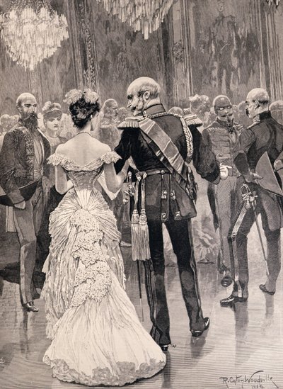 The King of Prussia at a Court Ball in 1862, Pointing Out Bismarck, his New Minister of State, from 